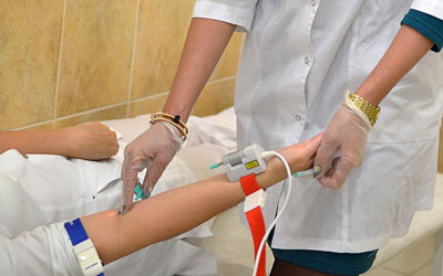 Методика проведения процедуры облучения крови - клиника Угодие